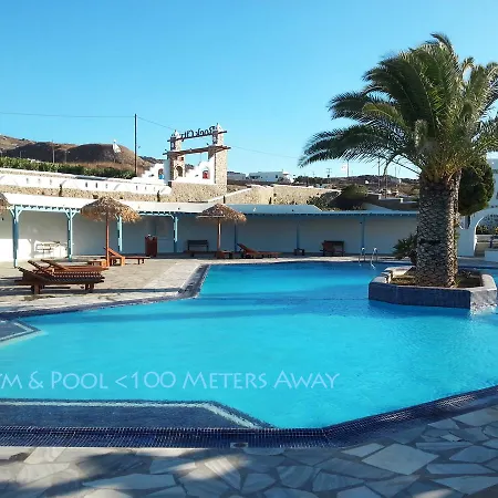 Blue Cactus Villas: Modern, Fully-equipped, Ocean-view, 5 Min From Mykonos Town Διαμέρισμα