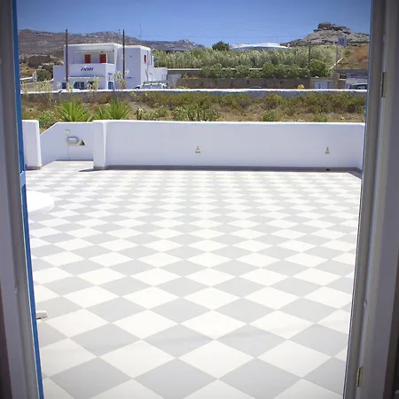 Blue Cactus Villas: Modern, Fully-equipped, Ocean-view, 5 Min From Mykonos Town 아파트 *
